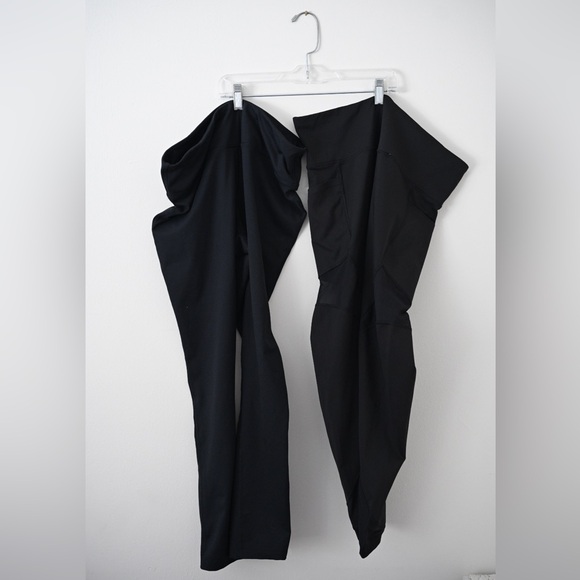 Member's Mark Pants - Women’s XL Black High-Waisted Leggings - Bundle of Two